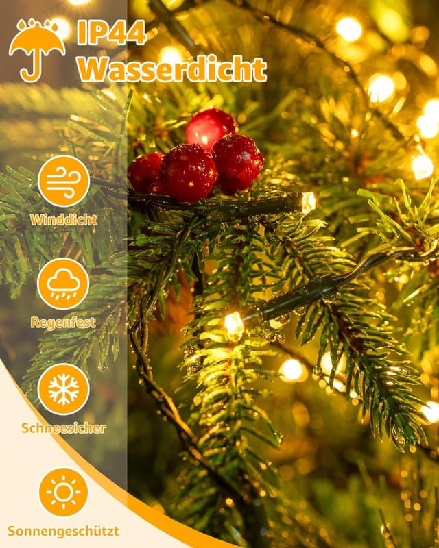 Thumbnail 4 de Ollny Guirlande lumineuse Noël 400 LED ⚡