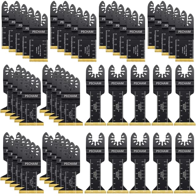 Detalle de PECHAM Titanium Oscillating Tool Accessories 50pc