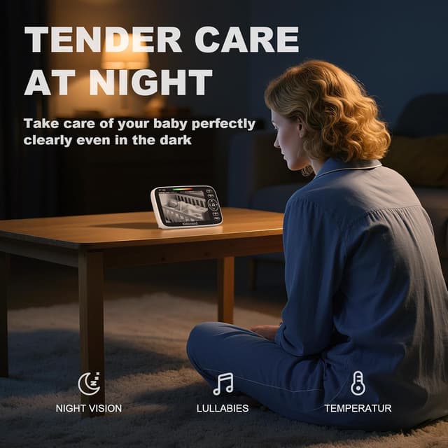 Detalle 2 de Kidsneed Baby Monitor 5 inch 720P