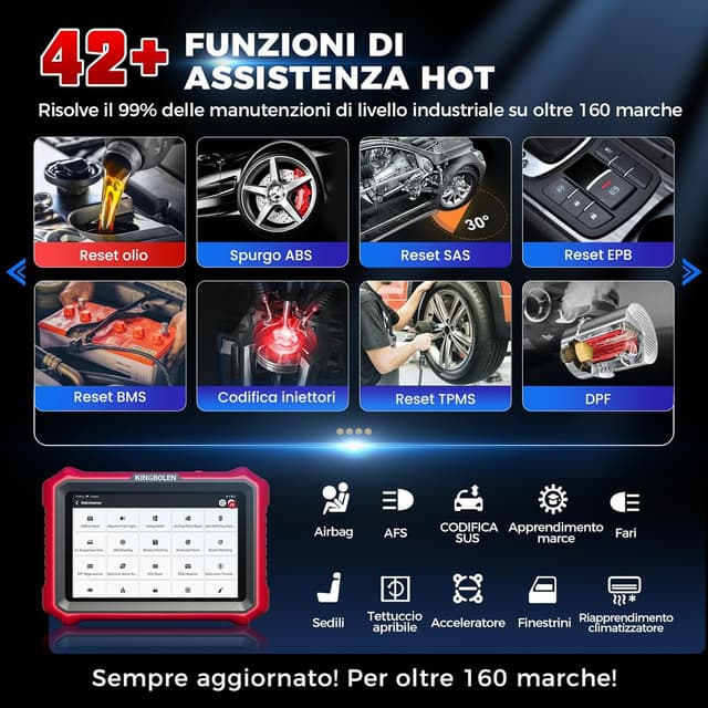 Thumbnail 4 de KINGBOLEN K8 Pro Diagnosi Auto 8 pollici