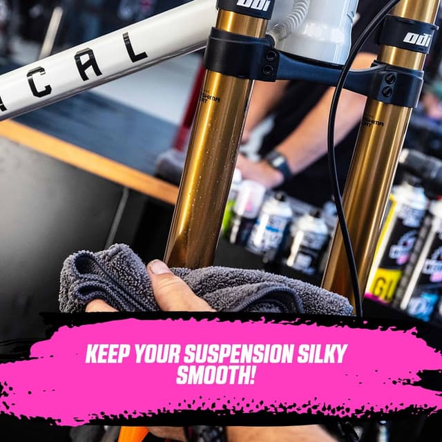 Detalle de Muc-Off Silky Suspension Serum 100 ml : sérum protecteur pour suspensions de vélo