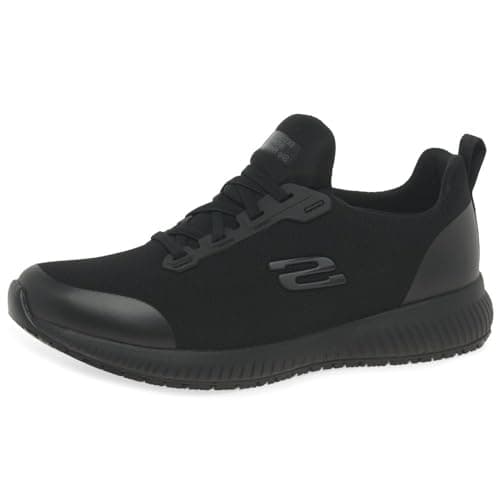 Detalle de Skechers SQUAD SR Zapatillas mujer Black Flat Knit 39 EU