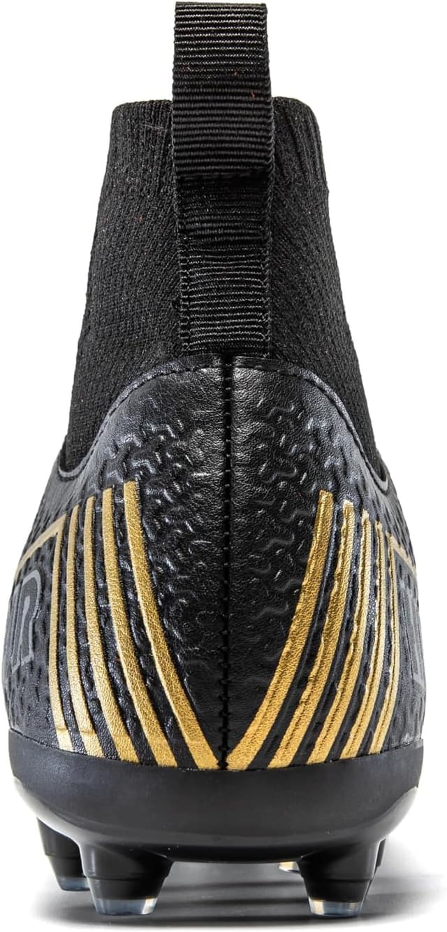 Detalle 2 de TUGONVAC Kids Soccer Cleats High-Top Training Football Cleats for Boys and Girls