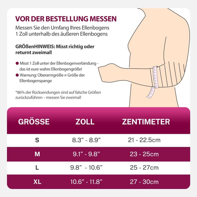 Thumbnail 3 de Fitomo Epicondylitis Ellenbogenbandage L