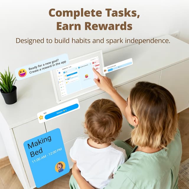 Thumbnail 4 de Dragon Touch Calendar 10.1" digital calendar 1080P