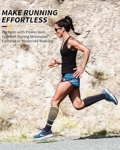 Thumbnail 8 de CAMBIVO medias de compresión 20-30 mmHg (3 pares) para mujer y hombre: pensadas para deporte, varices y viajes