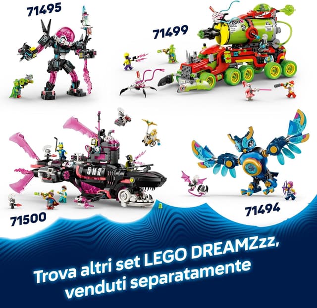 Thumbnail 6 de LEGO DREAMZzz 71492 Il Camaleonte di Fuoco di Mateo 2 in 1 trasformabile in aereo e mech