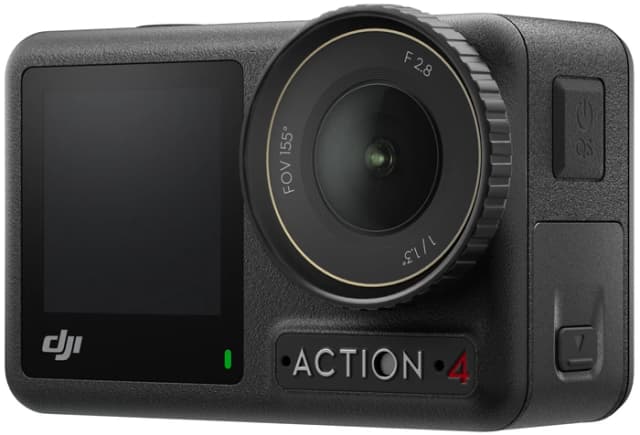 Detalle 2 de DJI Osmo Action 4 Adventure Combo – Action-Cam-Set für 4K, Selfie-Stick und lange Laufzeit