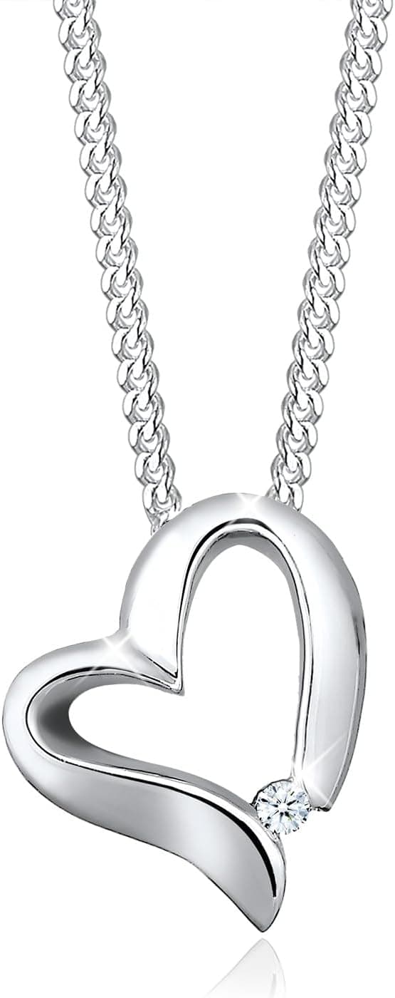 Detalle de Elli DIAMONDS Halskette Herz 0,015 ct.