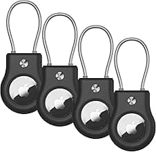 Imagen de Fiuned AirTag Keychain Holder 4-pack 🔑 en OfertitasTOP