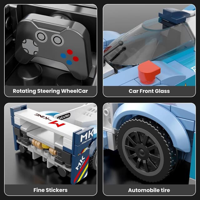 Thumbnail 2 de Mould King 27099 Technik Sportwagen Bausteinset