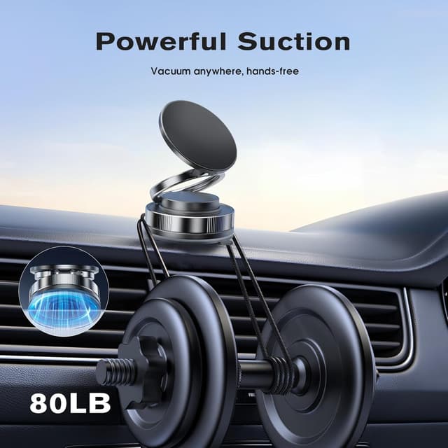 Detalle de Carehabi Soporte Móvil Coche Magnético 360°