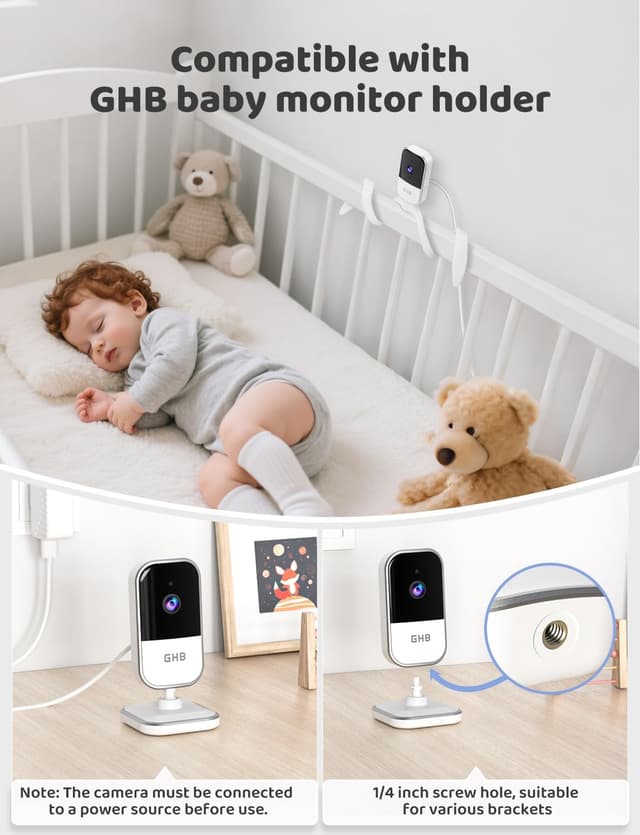 Thumbnail 6 de GHB Baby Monitor 5" 720P HD with night vision