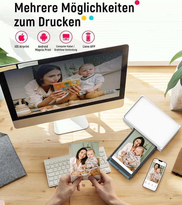 Detalle 2 de Liene Smartphone-Drucker 10x15 cm