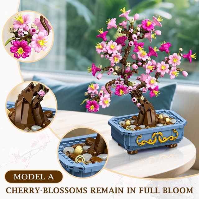 Thumbnail 3 de HOGOKIDS Flowers Cherry-Blossom Bonsai 775PCS