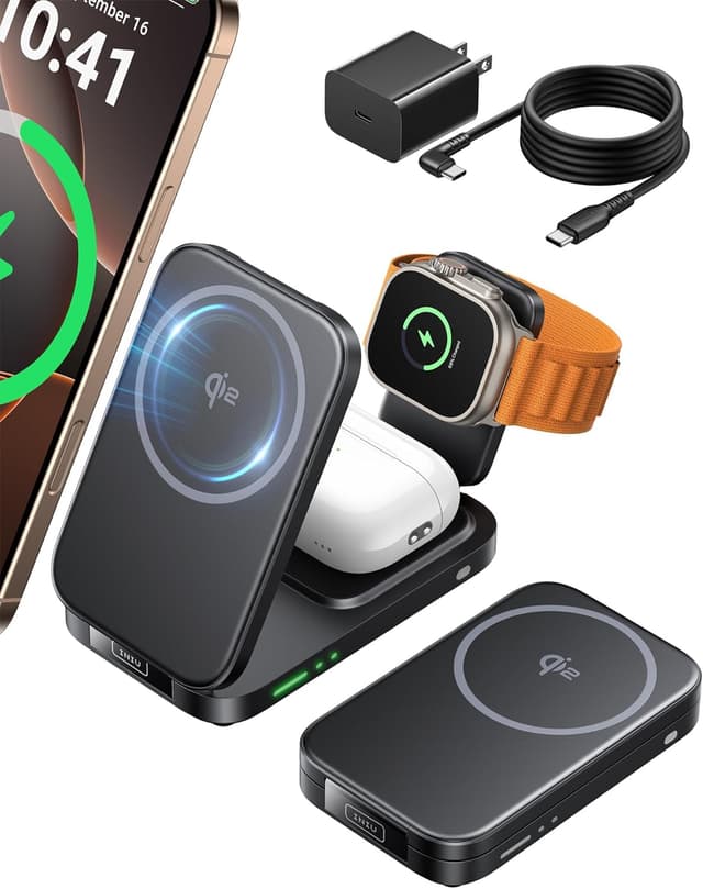 Detalle de INIU 3-in-1 Wireless Charging Station 15W