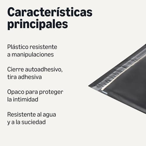 Detalle 2 de Amazon Basics Bolsas de correo 25 x 33 cm, pack 100 📨