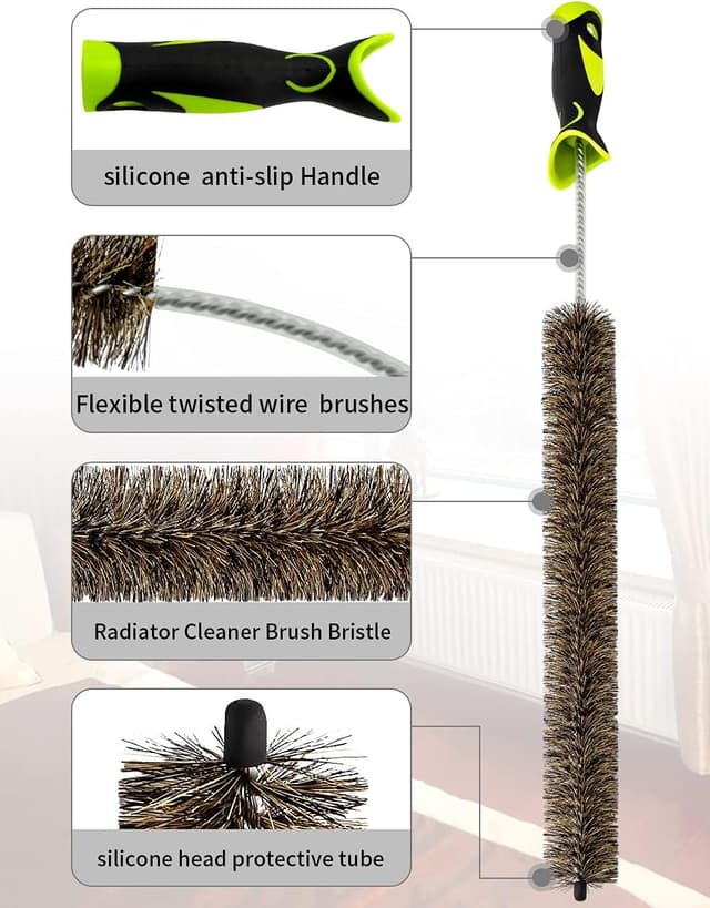 Thumbnail 1 de HELLOCAM Cepillo limpiador de radiadores 81 cm