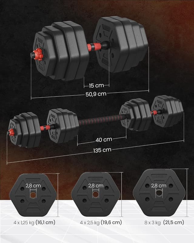 Thumbnail 5 de SONGMICS Set d’haltères hexagonales pour musculation 🏋