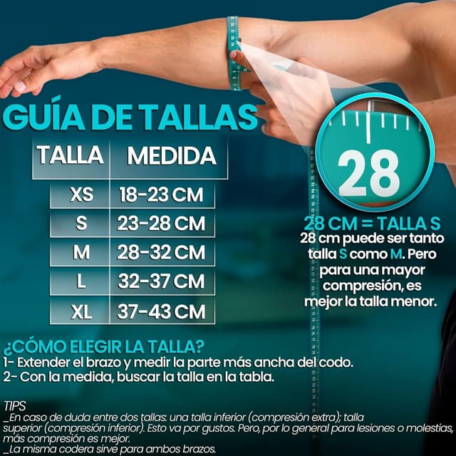 Thumbnail 4 de NativoDex Codera de Compresión para Epicondilitis