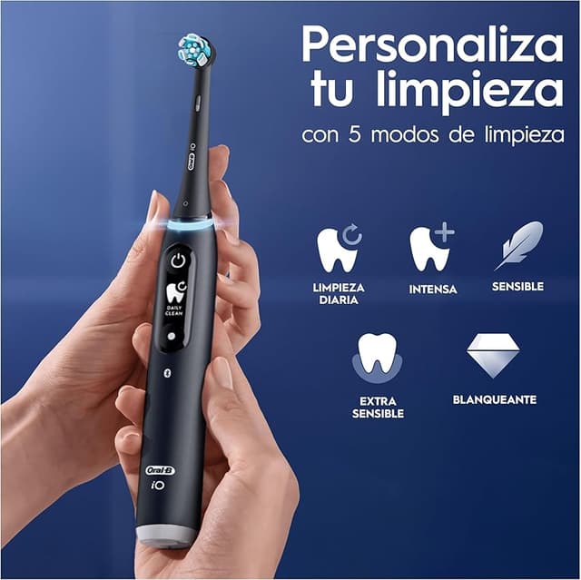 Thumbnail 4 de Oral-B iO 6 Cepillo Eléctrico Negro 🦷 con 3 cabezales y estuche