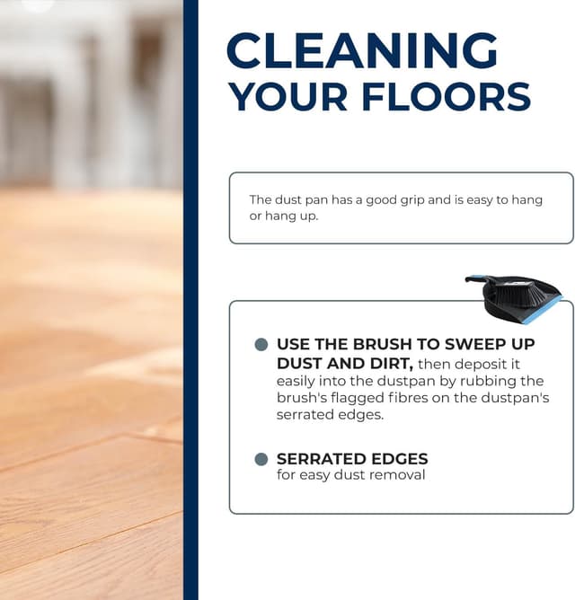 Thumbnail 3 de STARWAX Dustpan and Brush Set 33 cm