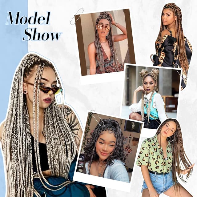 Detalle de FESHFEN Yaki Flechthaar Extensions, 65 cm