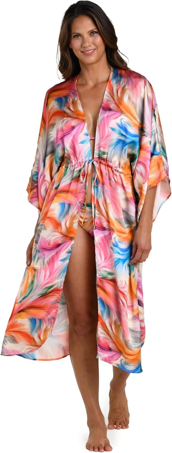 Imagen de La Blanca Women's Kimono Swimsuit Cover Up en OfertitasTOP