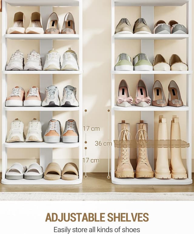 Detalle de Hzuaneri Étagère à Chaussures 12 niveaux