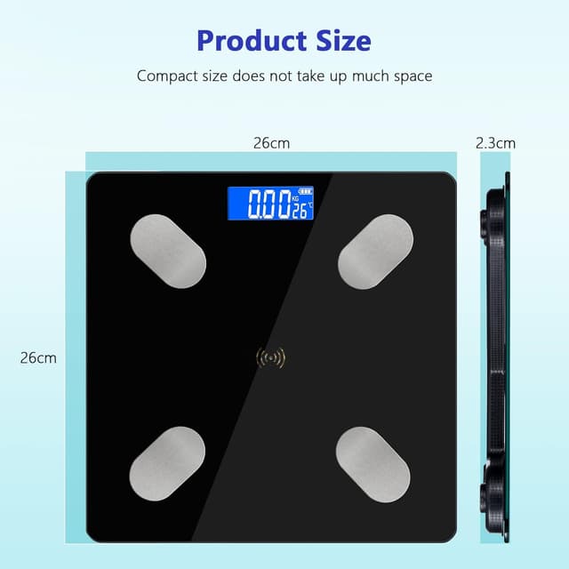 Thumbnail 6 de Diboniur Bascula de Baño Digital Precision Inteligente 180 kg