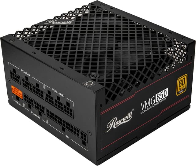 Detalle de Rosewill VMG 850W 80+ Gold Full Modular ATX 3.0/3.1 PSU with PCIe 5.1 12V-2x6