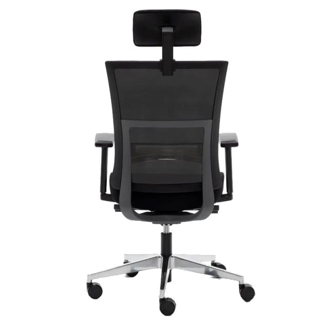 Detalle de Euromof Atlanta 🪑 Silla de Oficina Ergonómica Negra