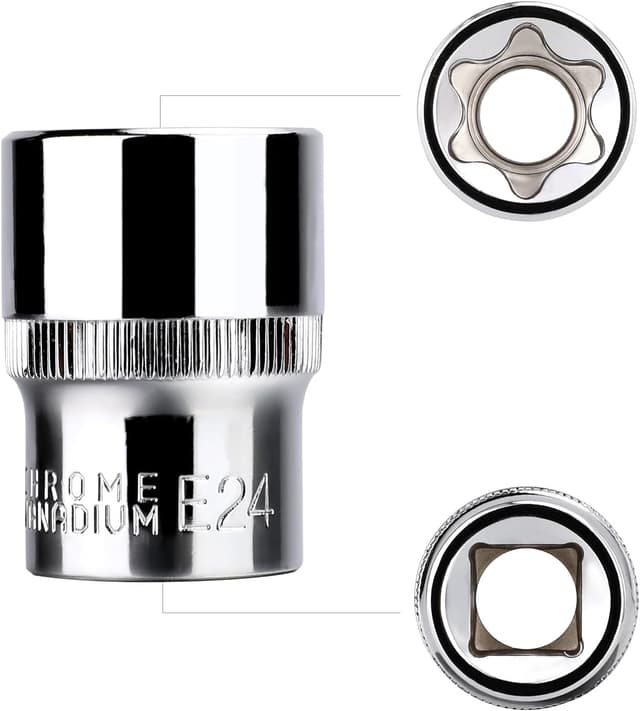 Thumbnail 2 de Amazon Basics ensemble 14 douilles Torx E4–E24