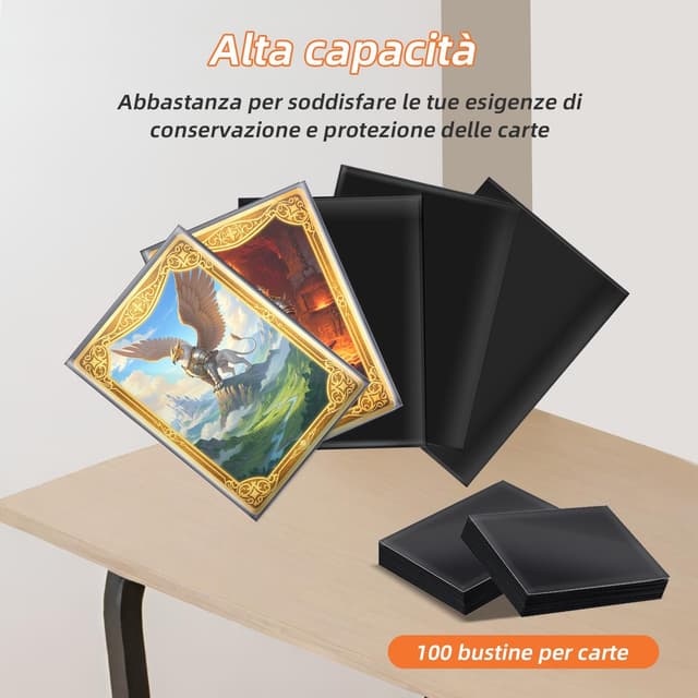Thumbnail 4 de Mcbazel 100 Pezzi Custodie 66×91 mm 🃏