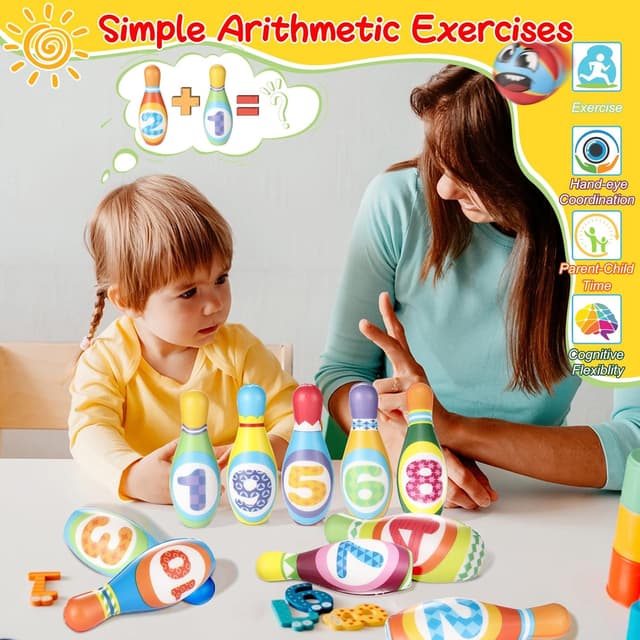 Thumbnail 2 de Bowling Set Kids for Tiny Bowlers