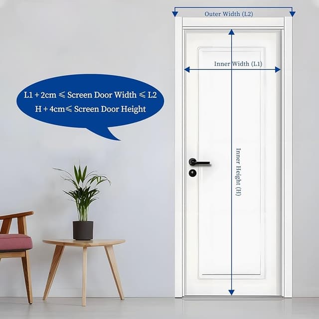 Thumbnail 1 de Sekey Mosquitera magnética para puerta 160 x 230 cm 🪟