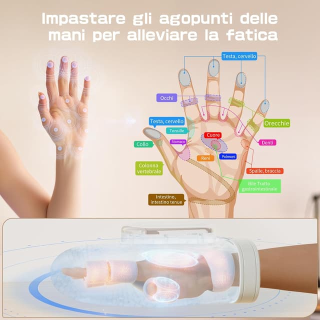 Detalle 2 de Prisag massaggiatore mani wireless, 15 min