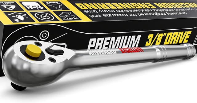 Detalle de Arwealxs Chiave a cricchetto reversibile 1/2" da 280 mm con impugnatura a cricchetto e 72 denti