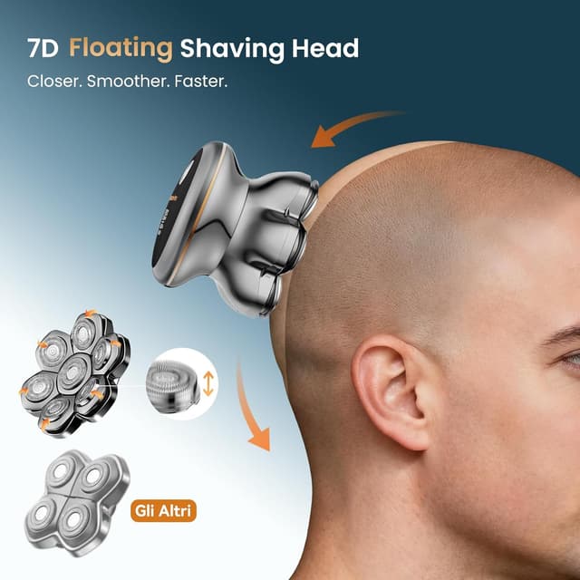 Detalle 2 de MAXGROOM PRO Head Shaver 1400mAh