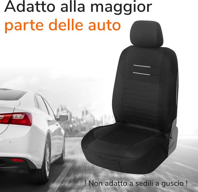 Thumbnail 3 de Upgrade4cars Coprisedili Anteriore Nero 2026