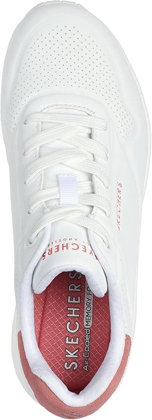 Thumbnail 2 de Skechers Uno, Zapatillas Mujer Blancas con Detalle Mint 🌟