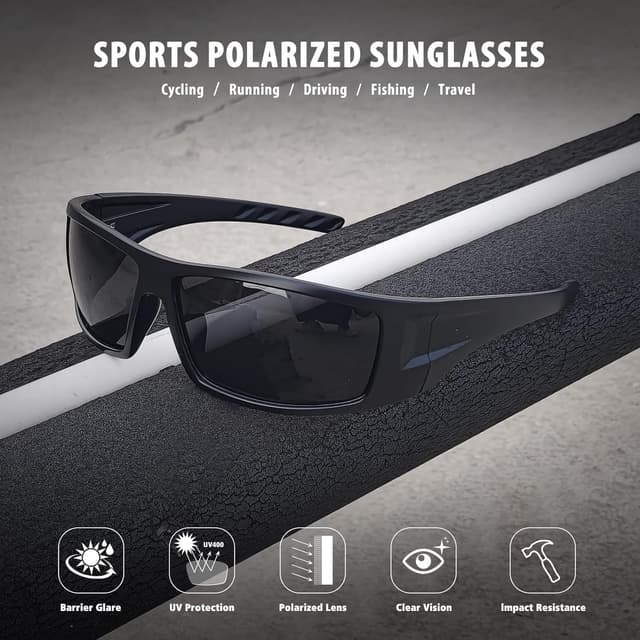 Detalle 1 de Ofwin Polarized Sports Sunglasses UV400