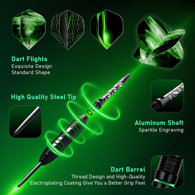 Thumbnail 1 de XAWU 22g Steel Tip Darts Set