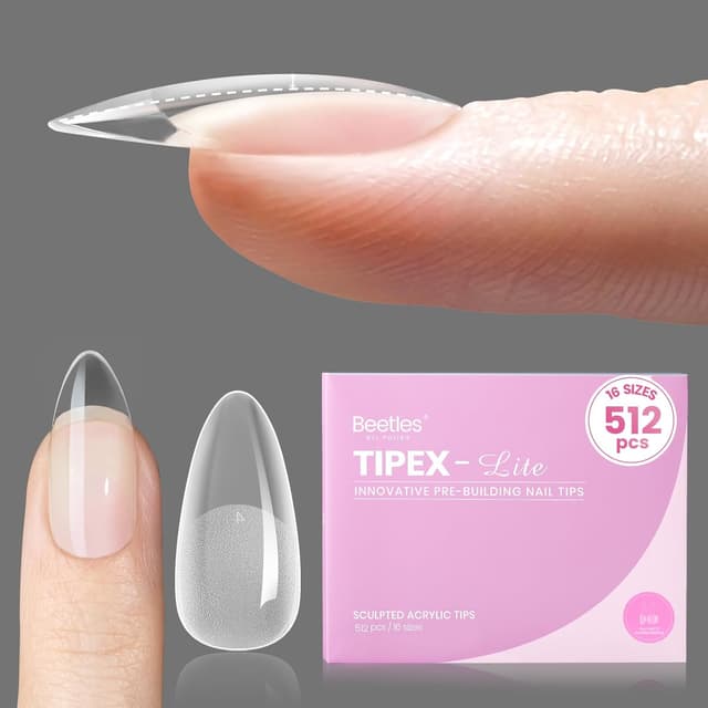 Imagen de Beetles Tipex Lite Apex Nail Tips 512pcs en OfertitasTOP