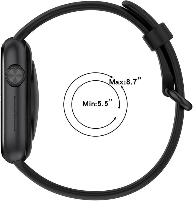 Detalle 2 de BYISYUE silicone sport watch strap replacement for Honor Watch 5