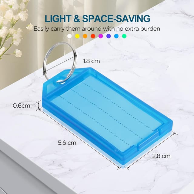 Detalle de Romon Portachiavi 80 Pezzi Etichette