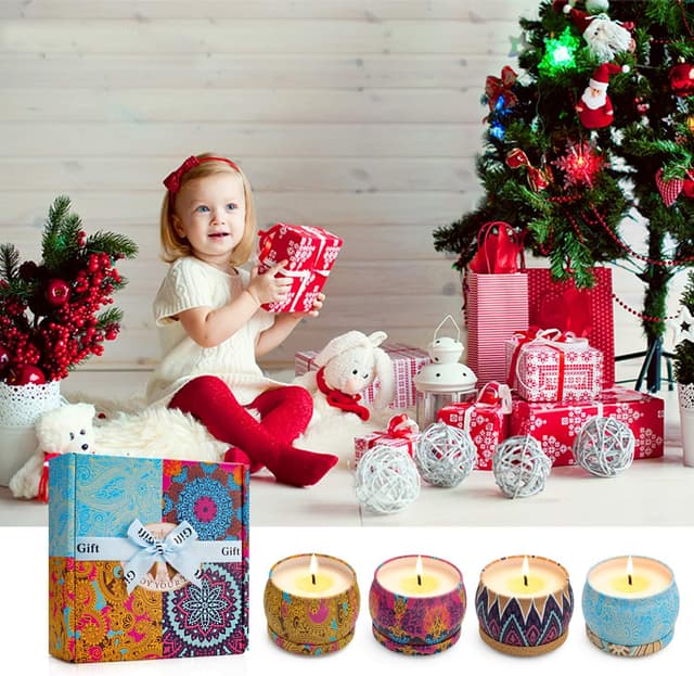 Thumbnail 6 de Coffret de 4 bougies parfumées à la cire de soja – lot Lavande, Citron, Figue et senteur printanière