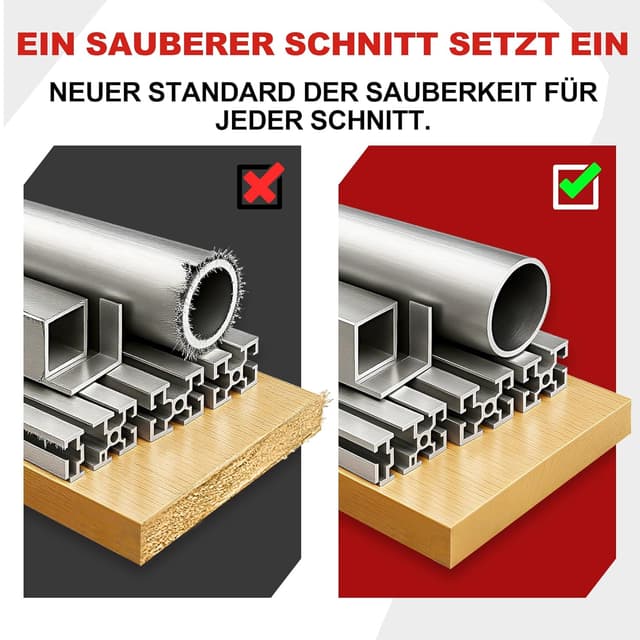 Detalle 2 de BATIOPV Kreissägeblatt 216 x 30 mm für Metall (Stahl & Aluminium) – Hartmetall, 60 Zähne