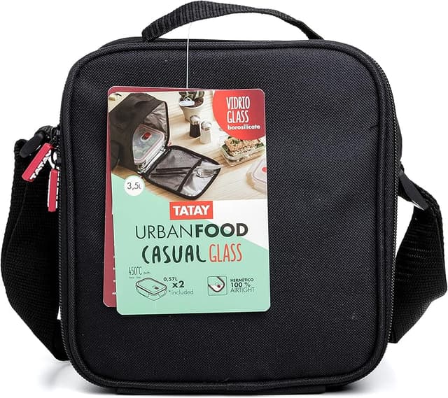 Detalle 1 de Tatay Urban Food Casual Glass 3,5 L bolsa térmica 22x12x21,5 cm