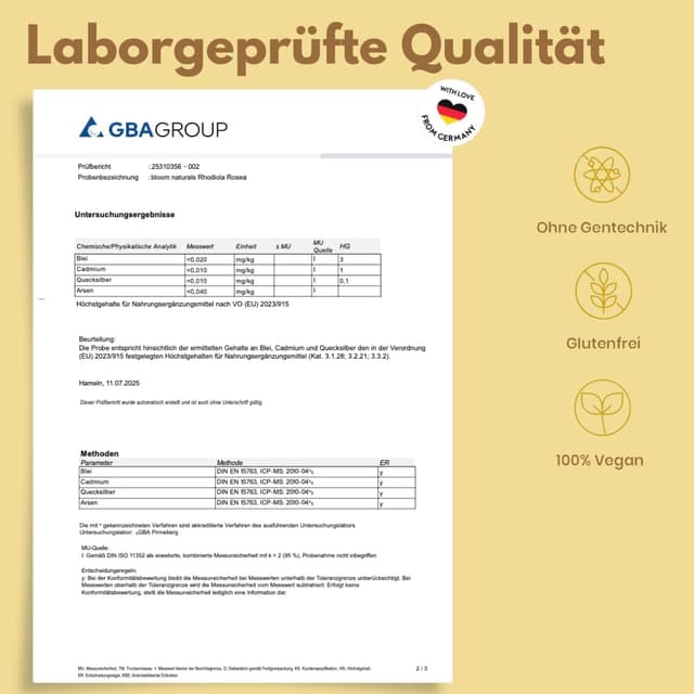 Thumbnail 4 de Rhodiola Rosea 10:1 Extrakt 500 mg Kapseln